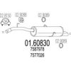 MTS 01.60830 End Silencer